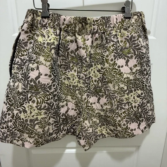 Free People Shine Like a Shorty in Jacquard Gold Combo - Size Medium - Picture 7 of 8